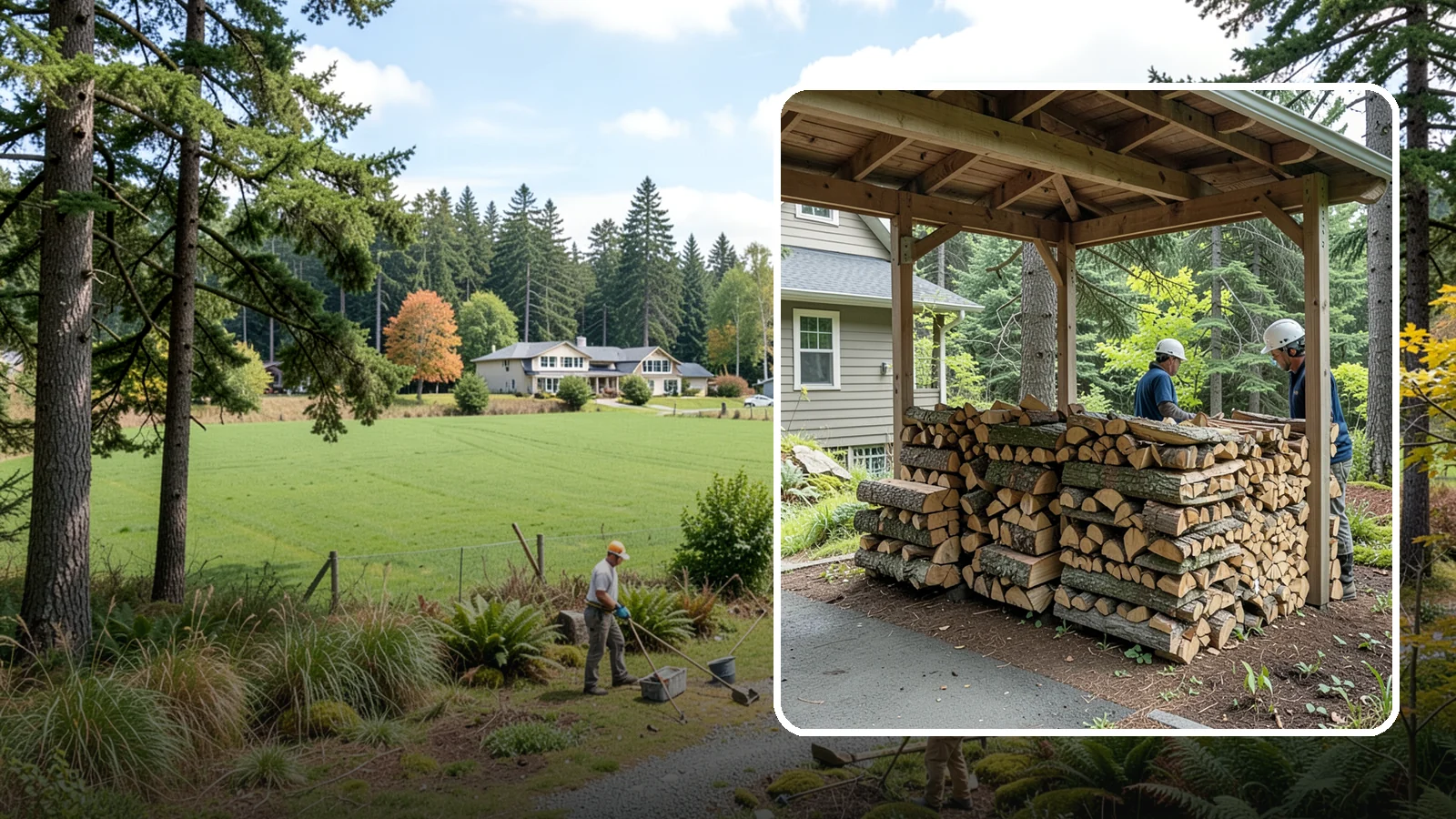 Firewood Racks in Lyman, WA - We supply and set up sturdy firewood racks that keep your wood off the ground and drying properly through wet Pacific Northwest...