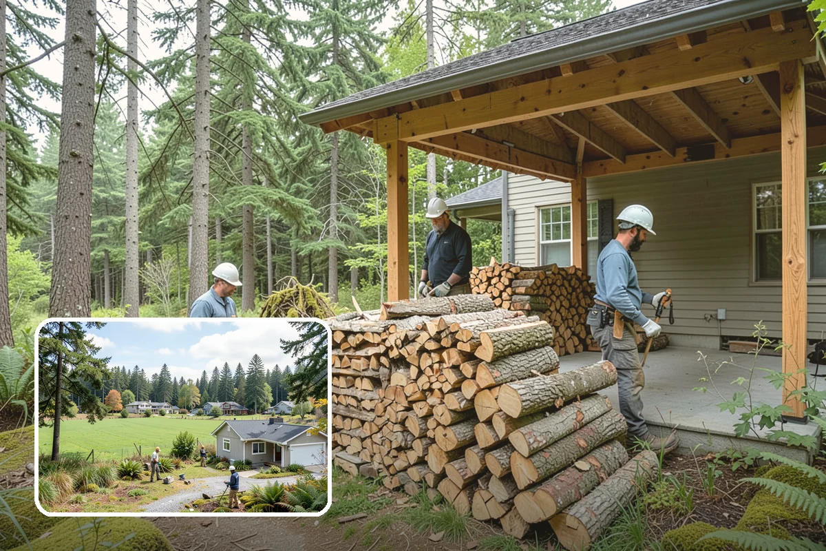 Firewood Racks in Lyman, WA - Keeps wood off wet ground so the bottom layer stays dry