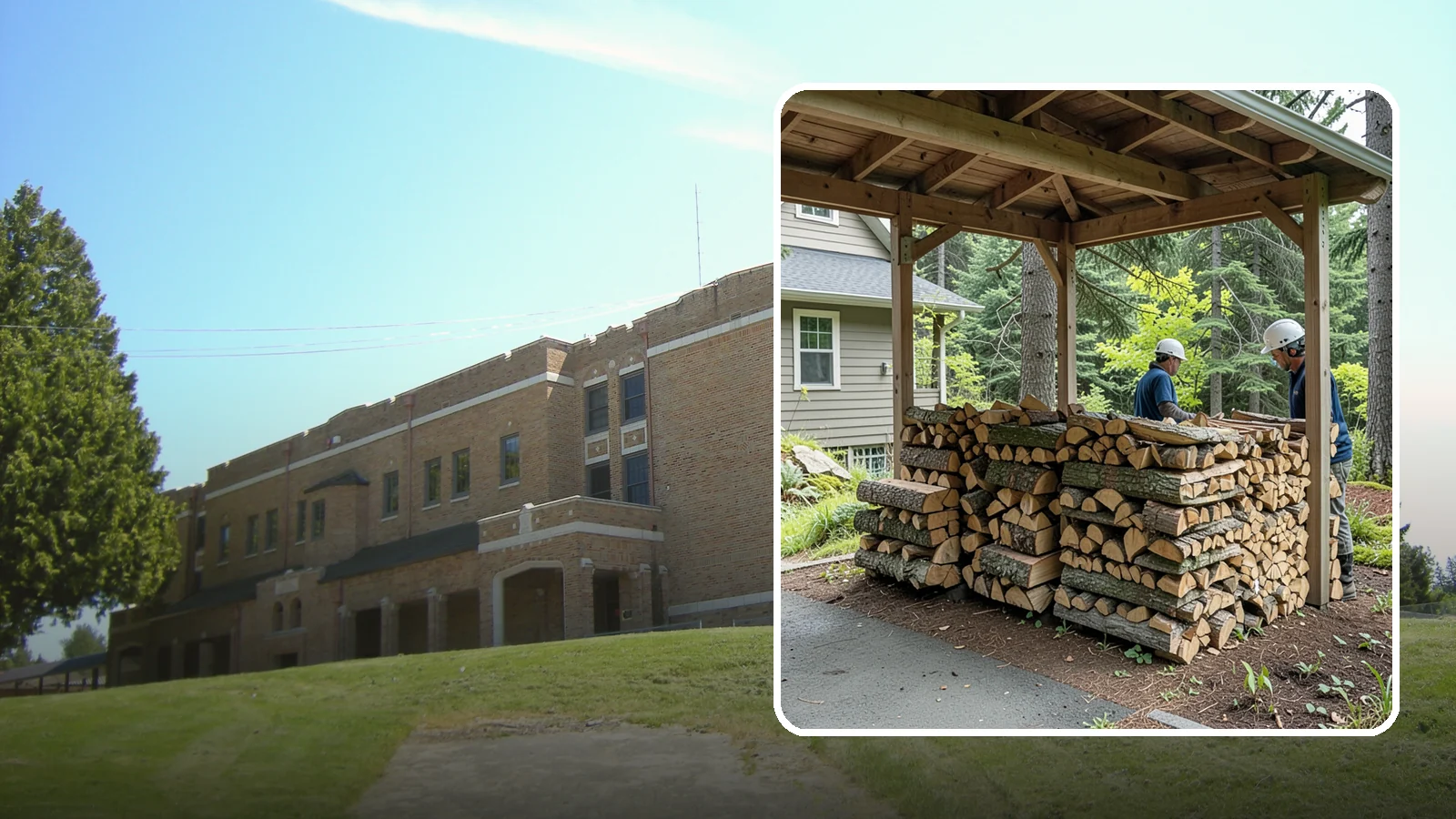 Firewood Racks in Maple Valley, King County, WA - We supply and set up sturdy firewood racks that keep your wood off the ground and drying properly through wet Pacific Northwest...