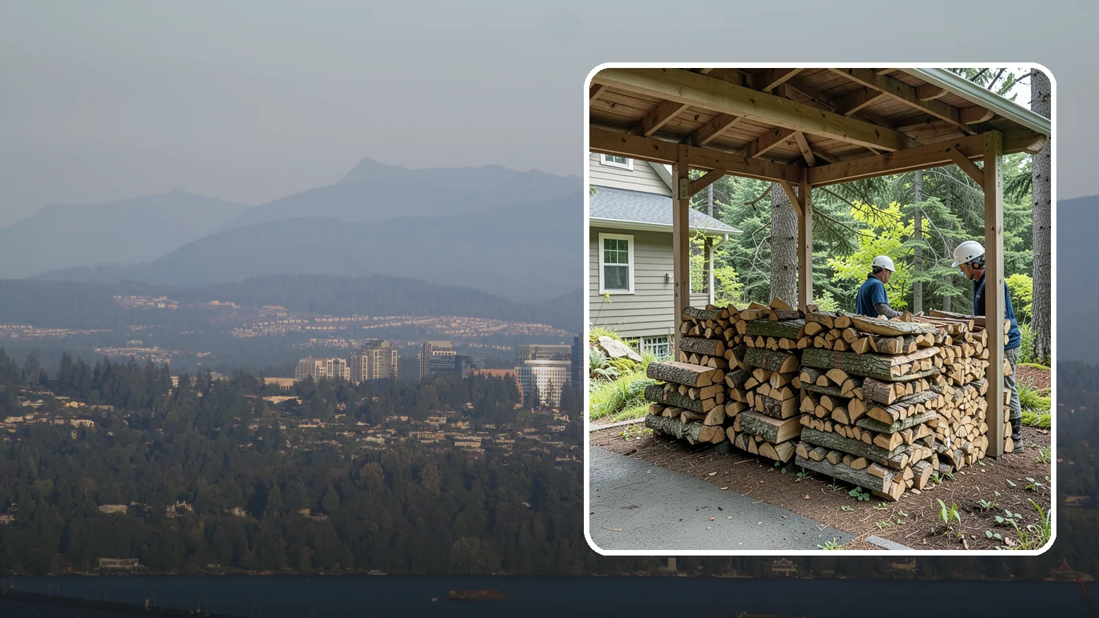 Firewood Racks in Medina, King County, WA - We supply and set up sturdy firewood racks that keep your wood off the ground and drying properly through wet Pacific Northwest...