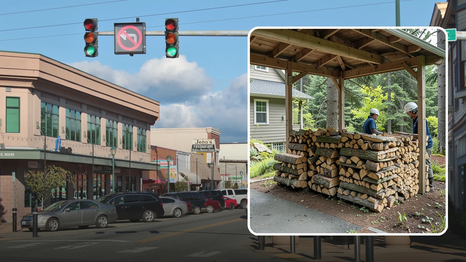 Firewood Racks in Monroe, Snohomish County, WA - We supply and set up sturdy firewood racks that keep your wood off the ground and drying properly through wet Pacific Northwest...