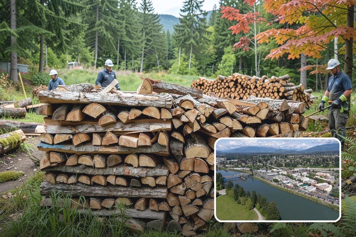 Firewood Racks in Mount Vernon, WA - Keeps wood off wet ground so the bottom layer stays dry