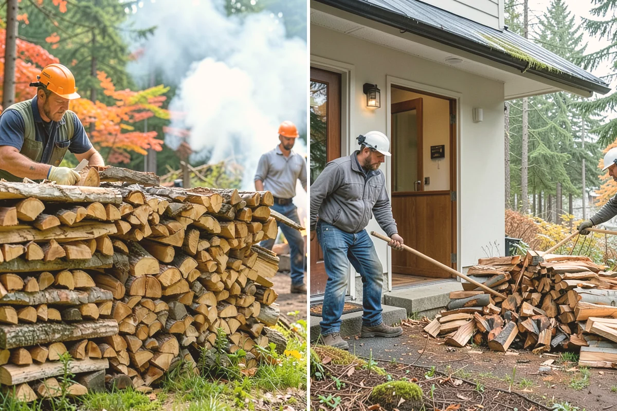 Firewood Racks in Mount Vernon, WA - Review your burn volume and available yard space
