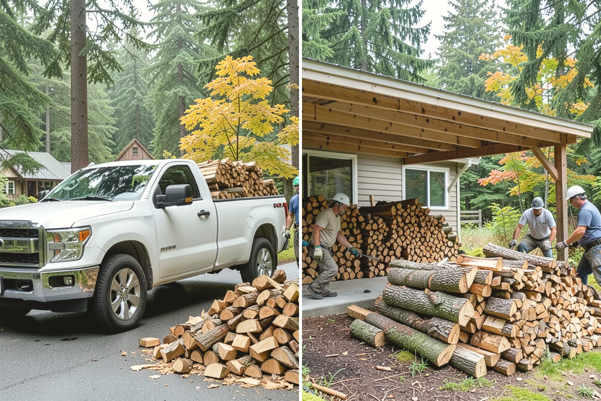 Firewood Racks in Mountlake Terrace, WA - Review your burn volume and available yard space