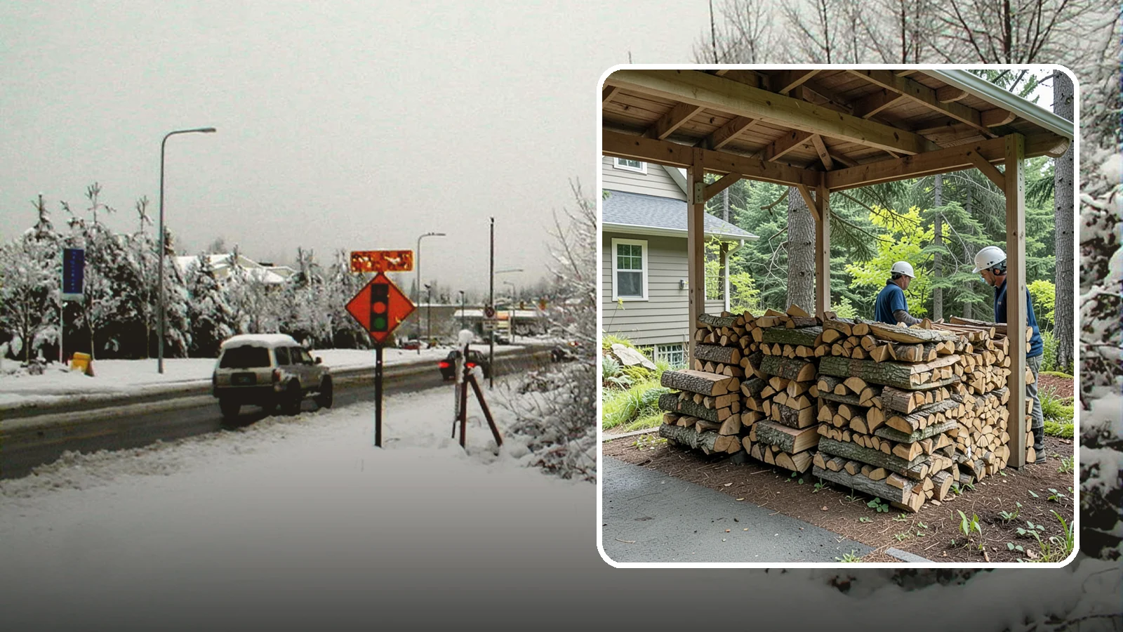 Firewood Racks in Newcastle, King County, WA - We supply and set up sturdy firewood racks that keep your wood off the ground and drying properly through wet Pacific Northwest...