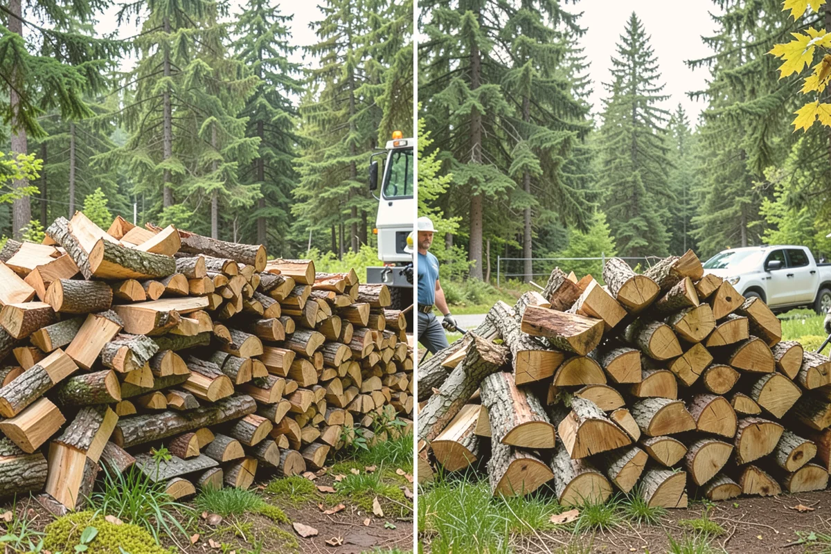 Firewood Racks in Newcastle, King County, WA - Review your burn volume and available yard space