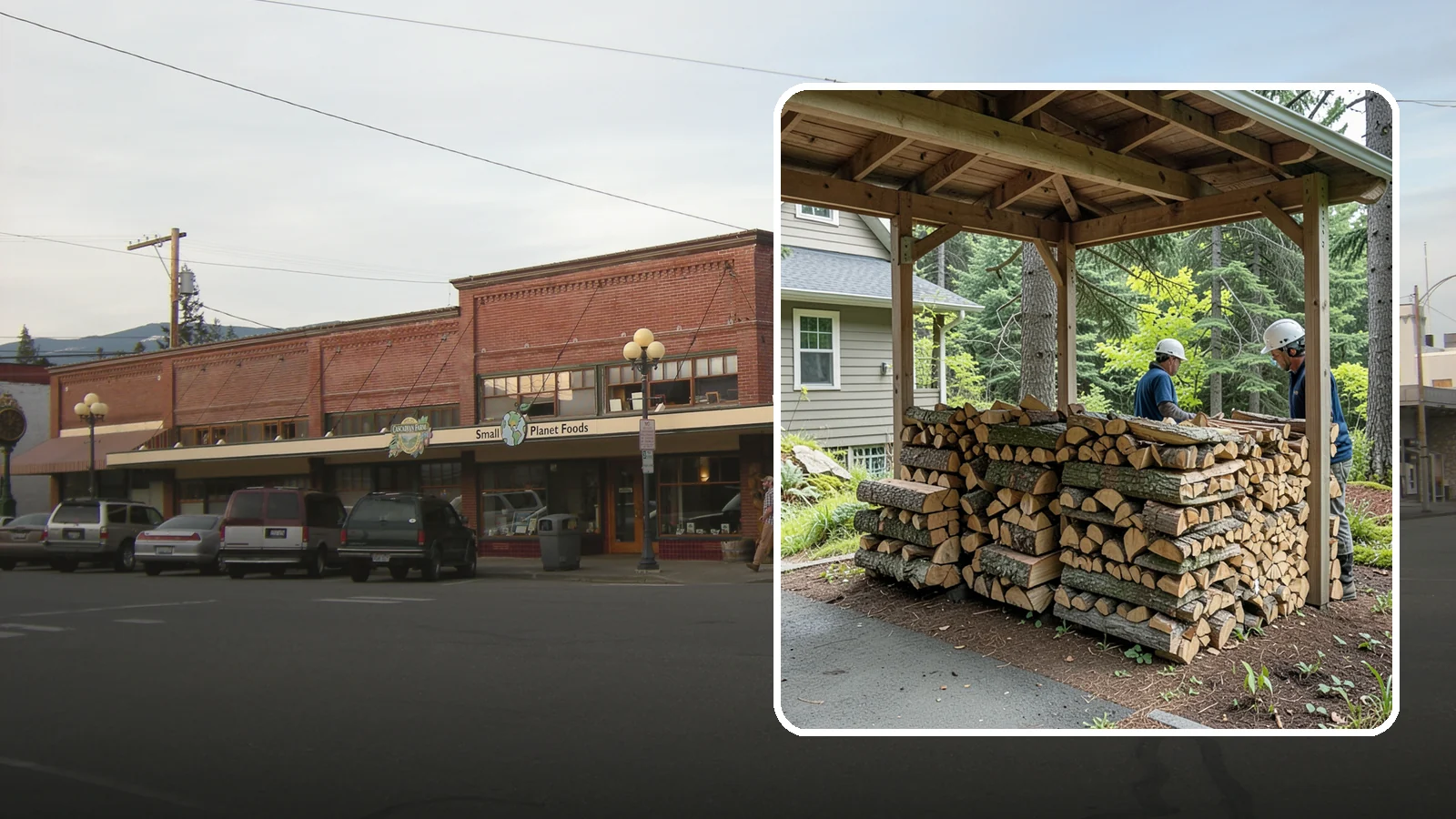 Firewood Racks in Sedro-Woolley, Skagit County, WA - We supply and set up sturdy firewood racks that keep your wood off the ground and drying properly through wet Pacific Northwest...