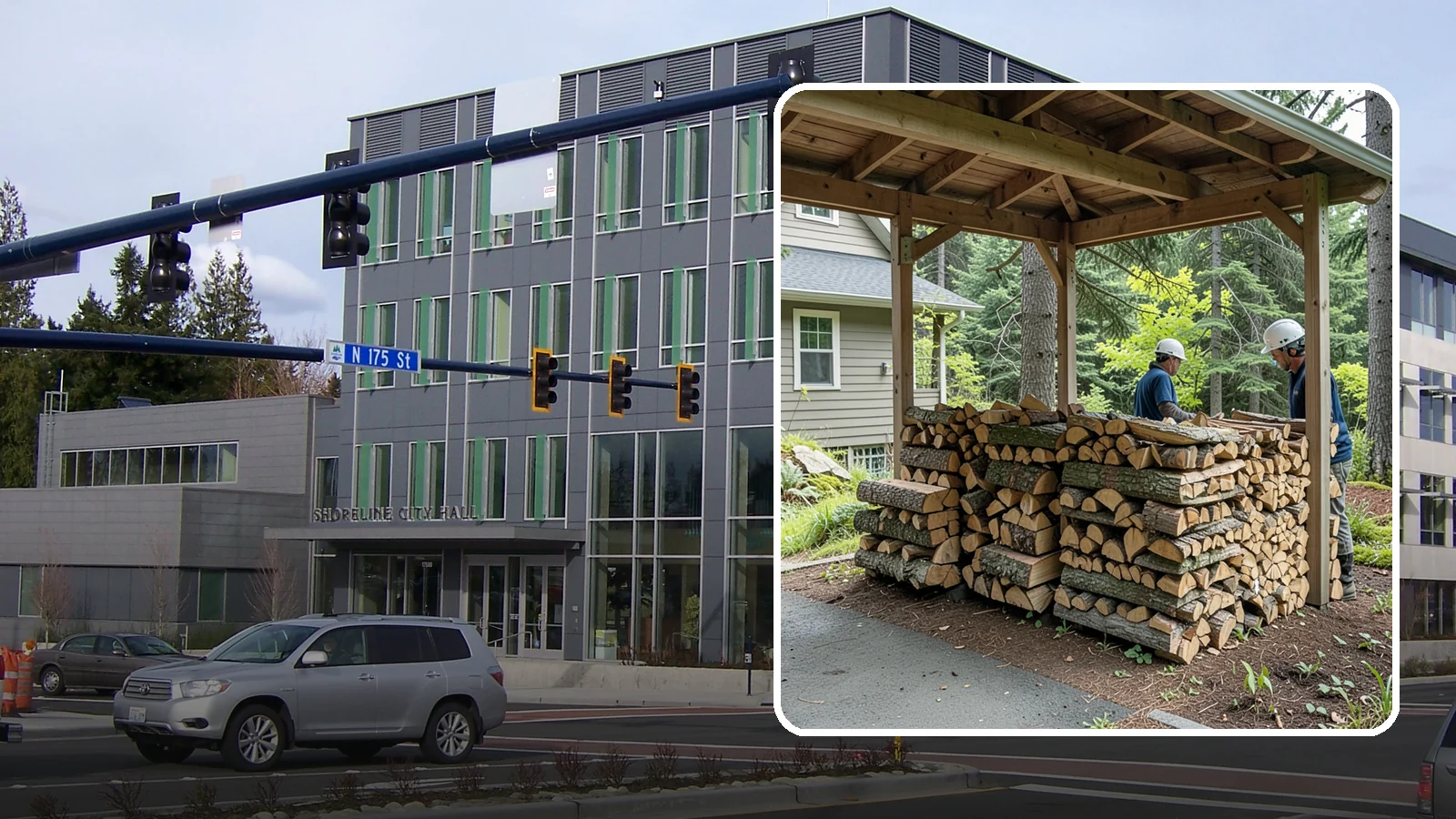 Firewood Racks in Shoreline, King County, WA - We supply and set up sturdy firewood racks that keep your wood off the ground and drying properly through wet Pacific Northwest...