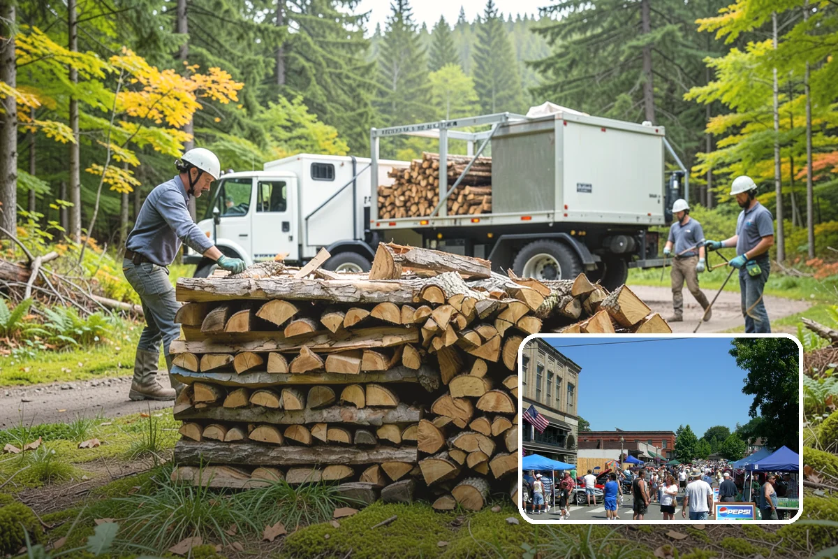 Firewood Racks in Snohomish, Snohomish County, WA - Keeps wood off wet ground so the bottom layer stays dry