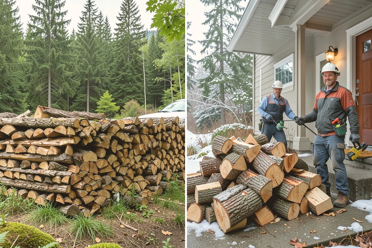 Firewood Racks in Snohomish, Snohomish County, WA - Review your burn volume and available yard space