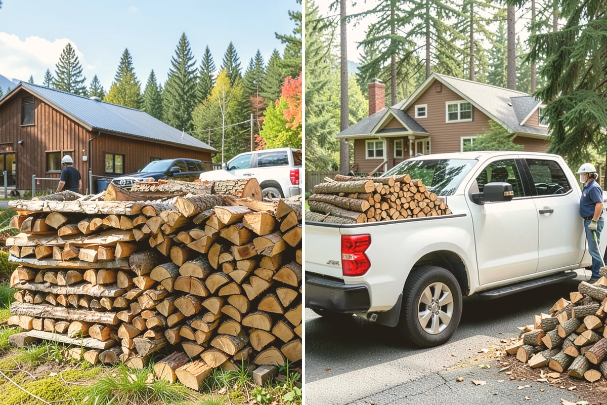 Firewood Racks in Stanwood, Snohomish County, WA - Review your burn volume and available yard space