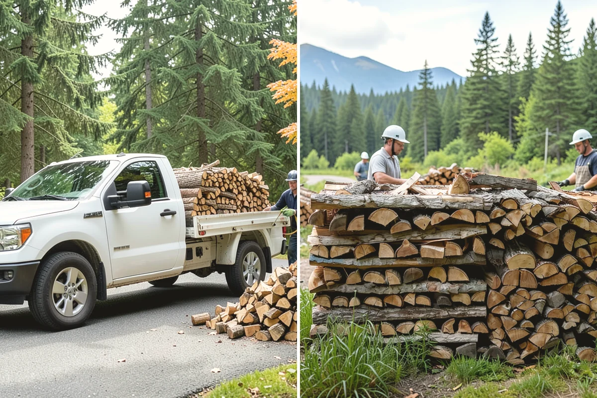 Firewood Racks in Steilacoom, Pierce County, WA - Review your burn volume and available yard space