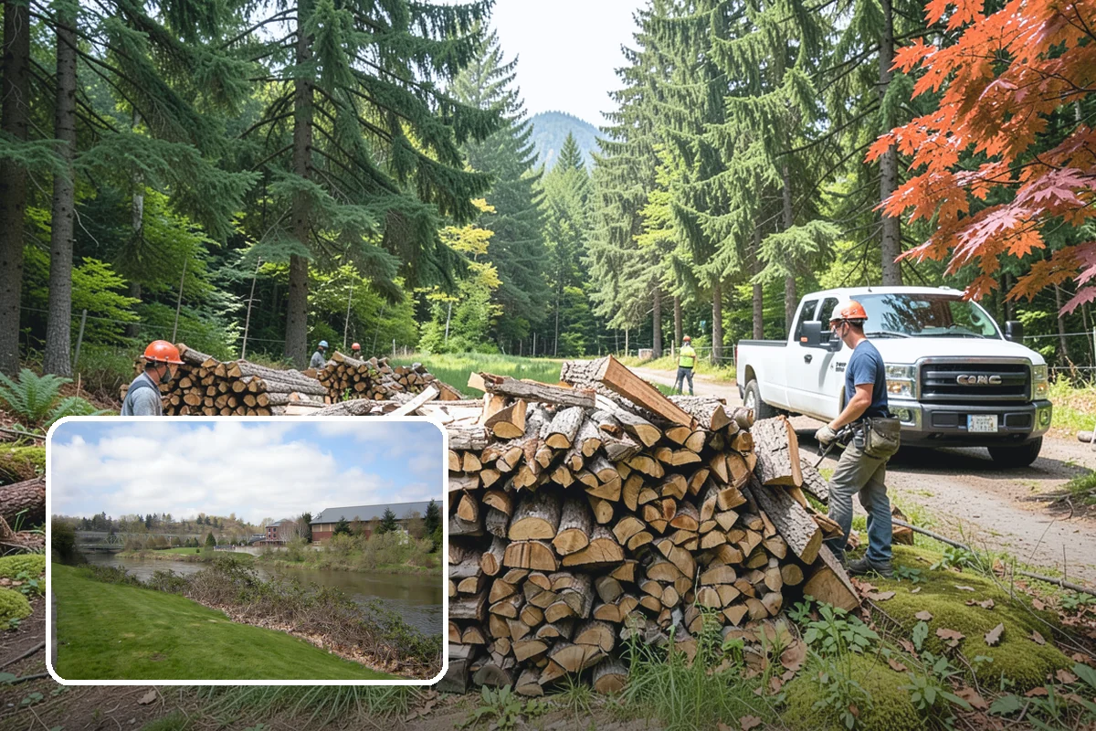 Firewood Racks in Tukwila, King County, WA - Keeps wood off wet ground so the bottom layer stays dry