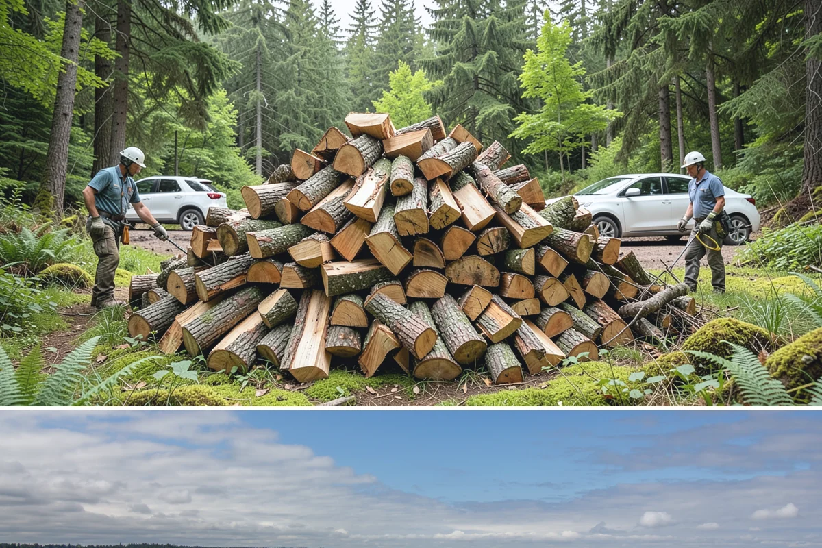 Firewood Racks in University Place, Pierce County, WA - Set up a rack in late summer or early fall so wood has a dry base before the rainy season arrives.