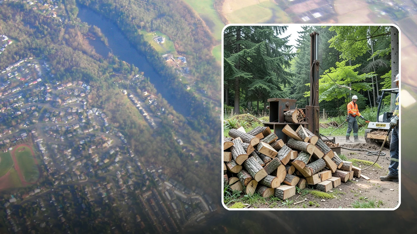 Firewood Recycling in Algona, King County, WA - We recover and recycle wood waste into usable firewood instead of sending it to the landfill.