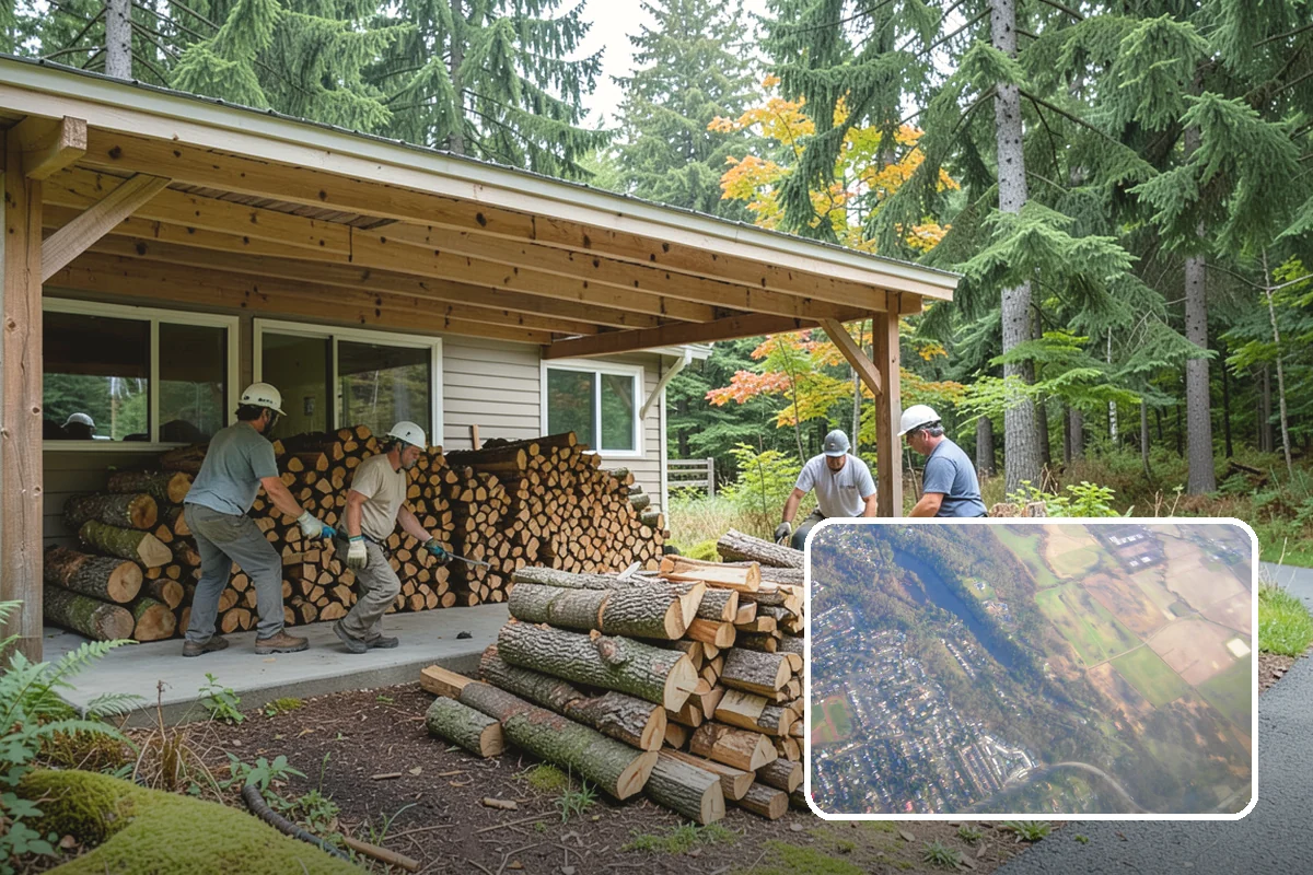 Firewood Recycling in Algona, King County, WA - Keeps usable wood out of the landfill