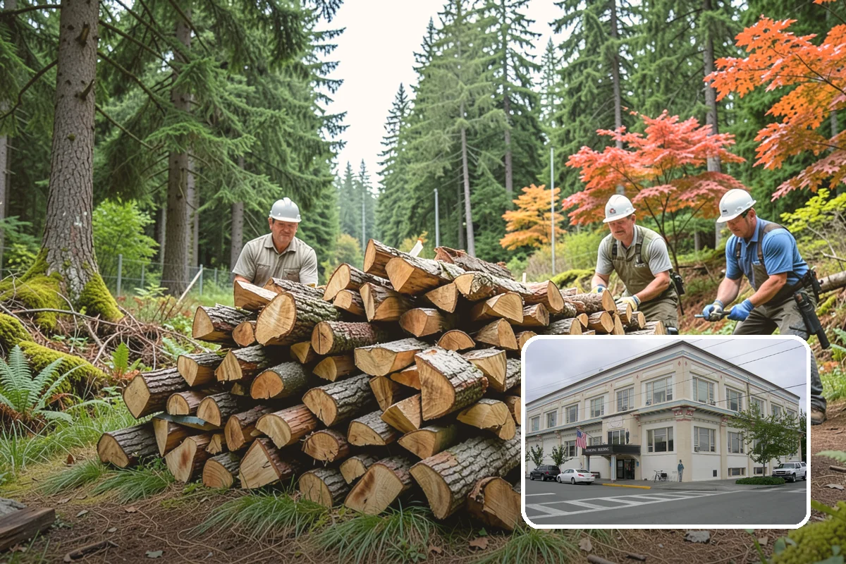 Firewood Recycling in Anacortes, Skagit County, WA - Keeps usable wood out of the landfill