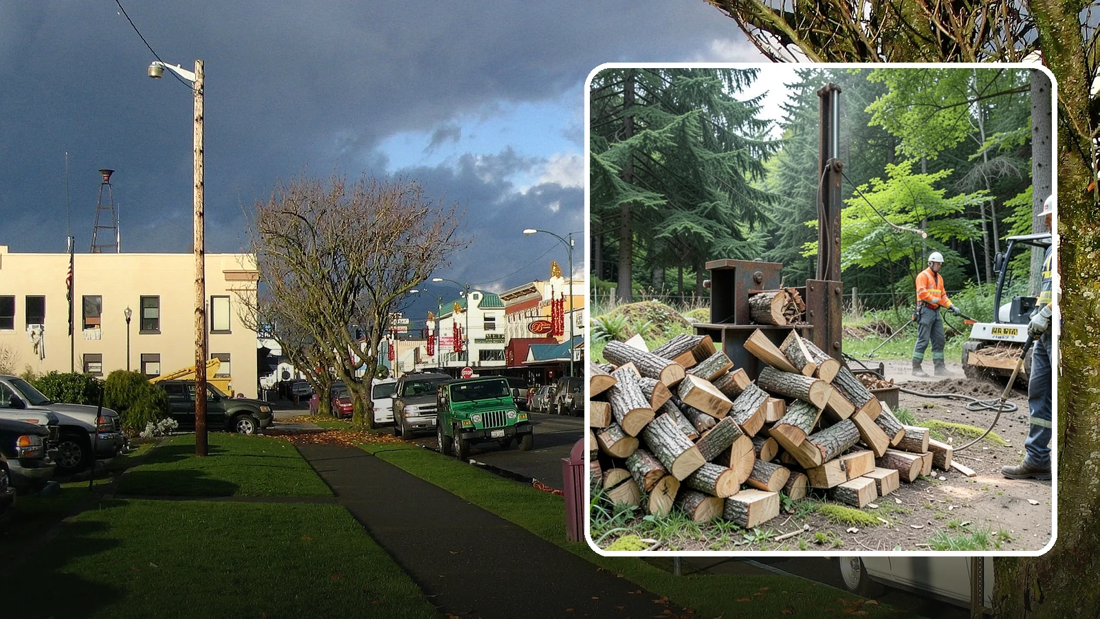 Firewood Recycling in Arlington, Snohomish County, WA - We recover and recycle wood waste into usable firewood instead of sending it to the landfill.