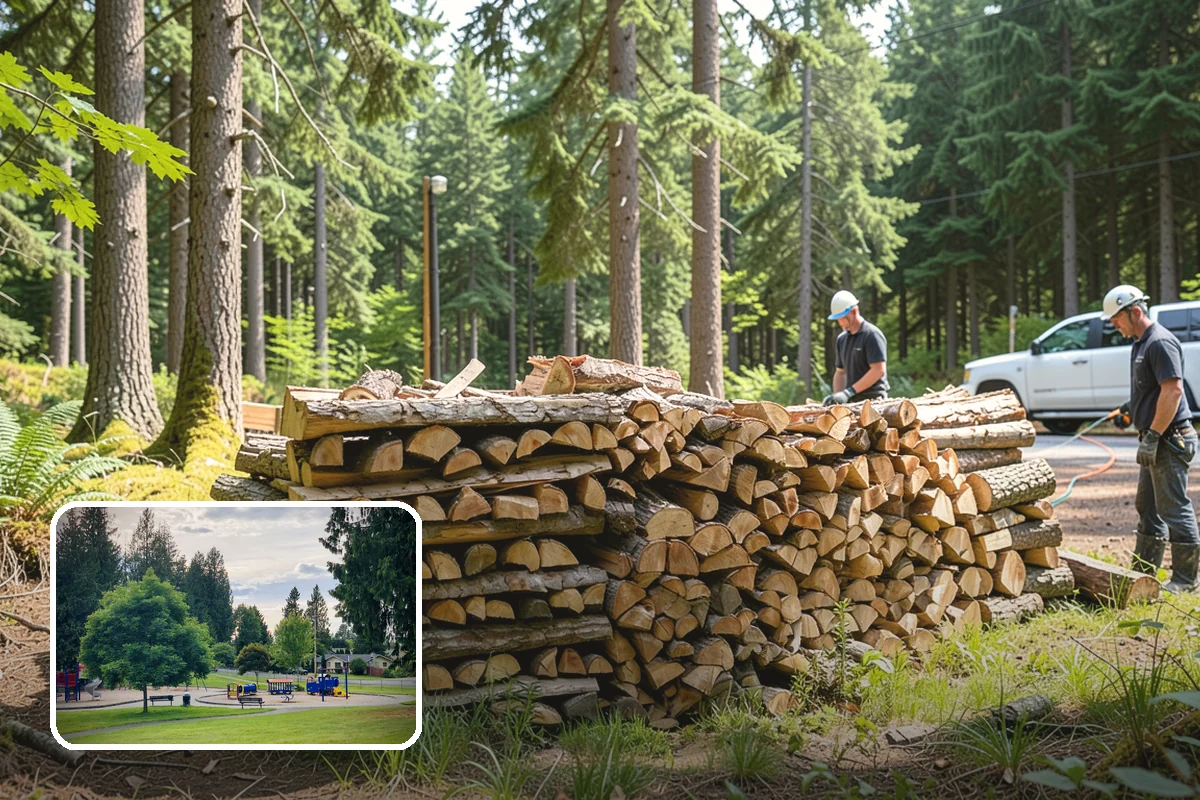 Firewood Recycling in Bonney Lake, Pierce County, WA - Keeps usable wood out of the landfill