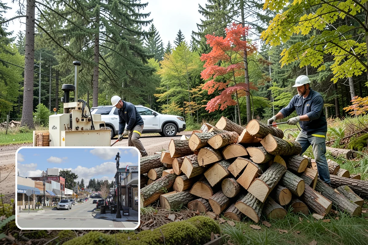 Firewood Recycling in Bothell, King County, WA - Keeps usable wood out of the landfill