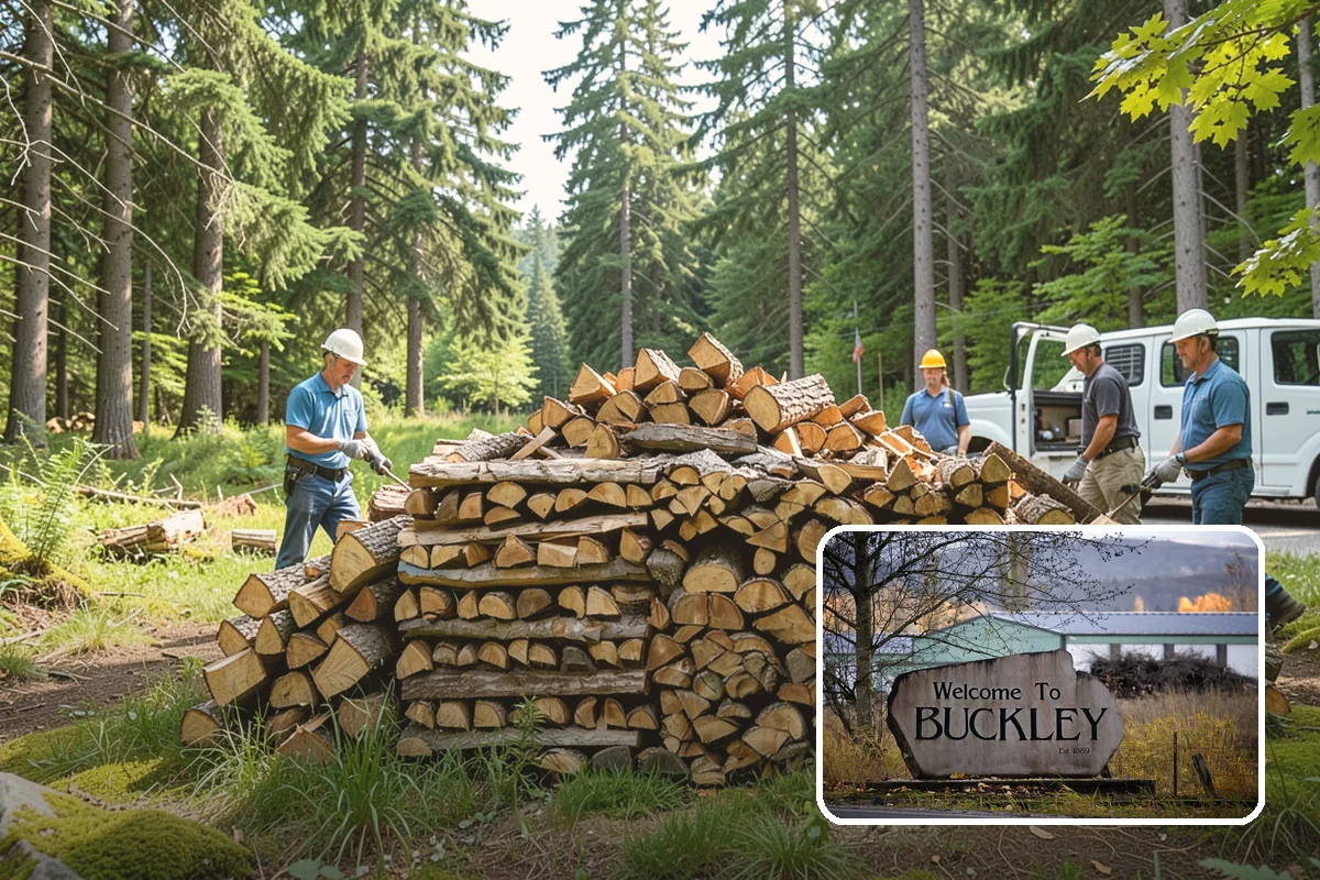 Firewood Recycling in Buckley, Pierce County, WA - Keeps usable wood out of the landfill