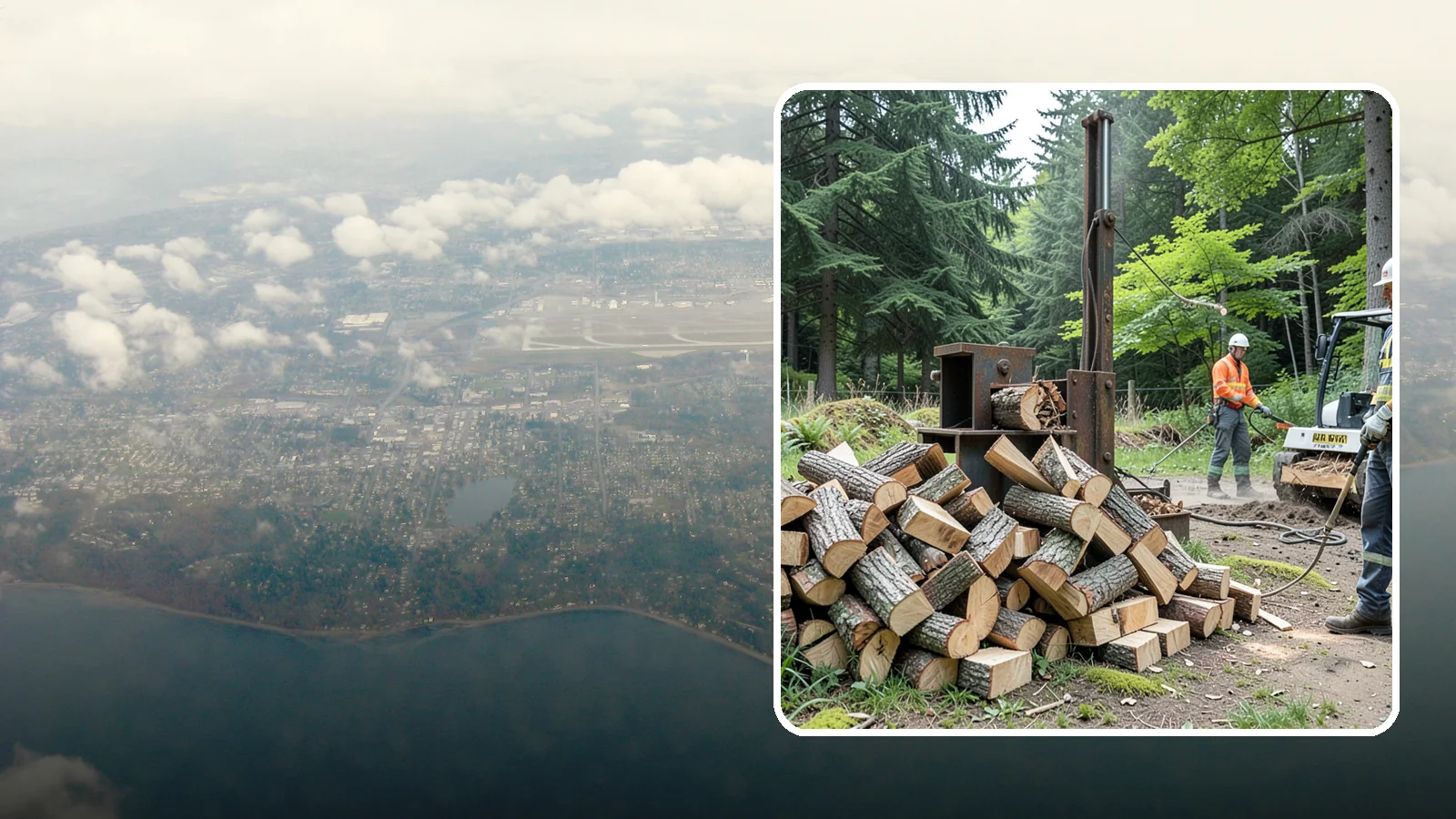 Firewood Recycling in Burien, King County, WA - We recover and recycle wood waste into usable firewood instead of sending it to the landfill.