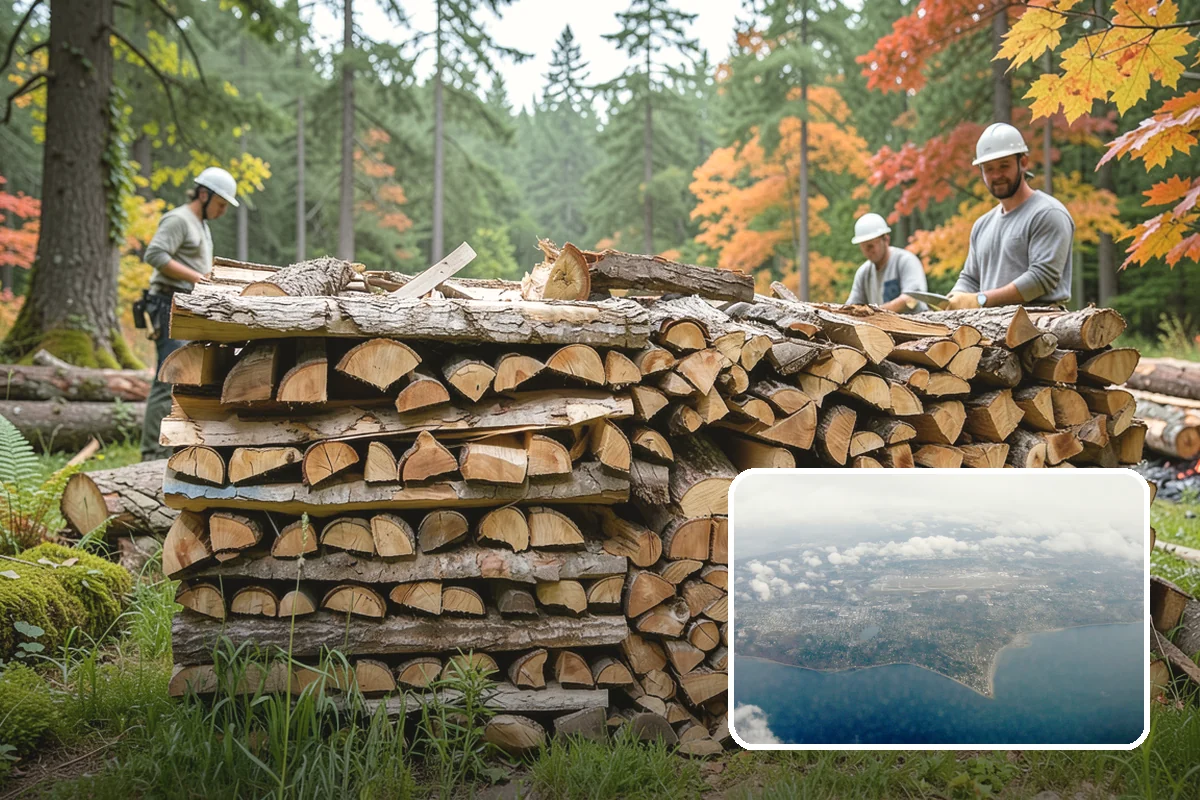 Firewood Recycling in Burien, King County, WA - Keeps usable wood out of the landfill