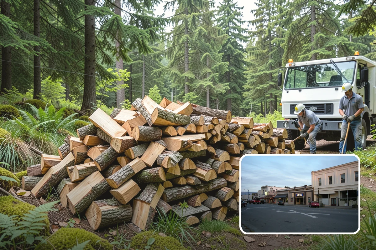 Firewood Recycling in Burlington, Skagit County, WA - Keeps usable wood out of the landfill