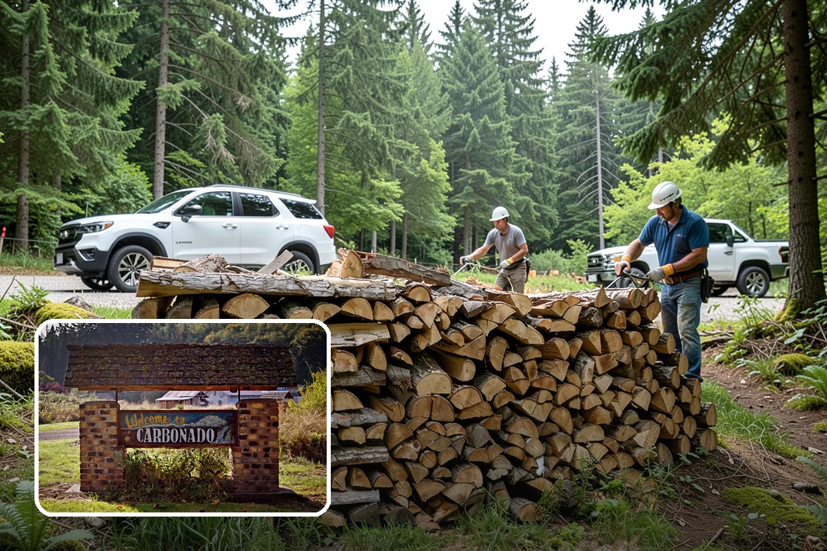 Firewood Recycling in Carbonado, Pierce County, WA - Keeps usable wood out of the landfill