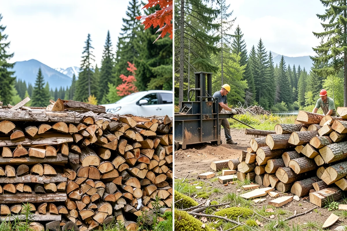 Firewood Recycling in Clyde Hill, King County, WA - We evaluate your wood waste for reuse