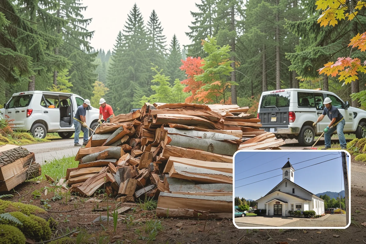 Firewood Recycling in Concrete, Skagit County, WA - Keeps usable wood out of the landfill