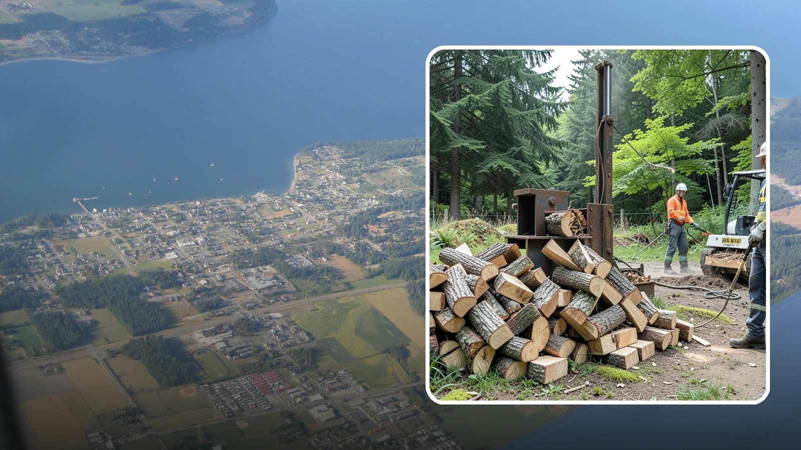 Firewood Recycling in Coupeville, Island County, WA - We recover and recycle wood waste into usable firewood instead of sending it to the landfill.