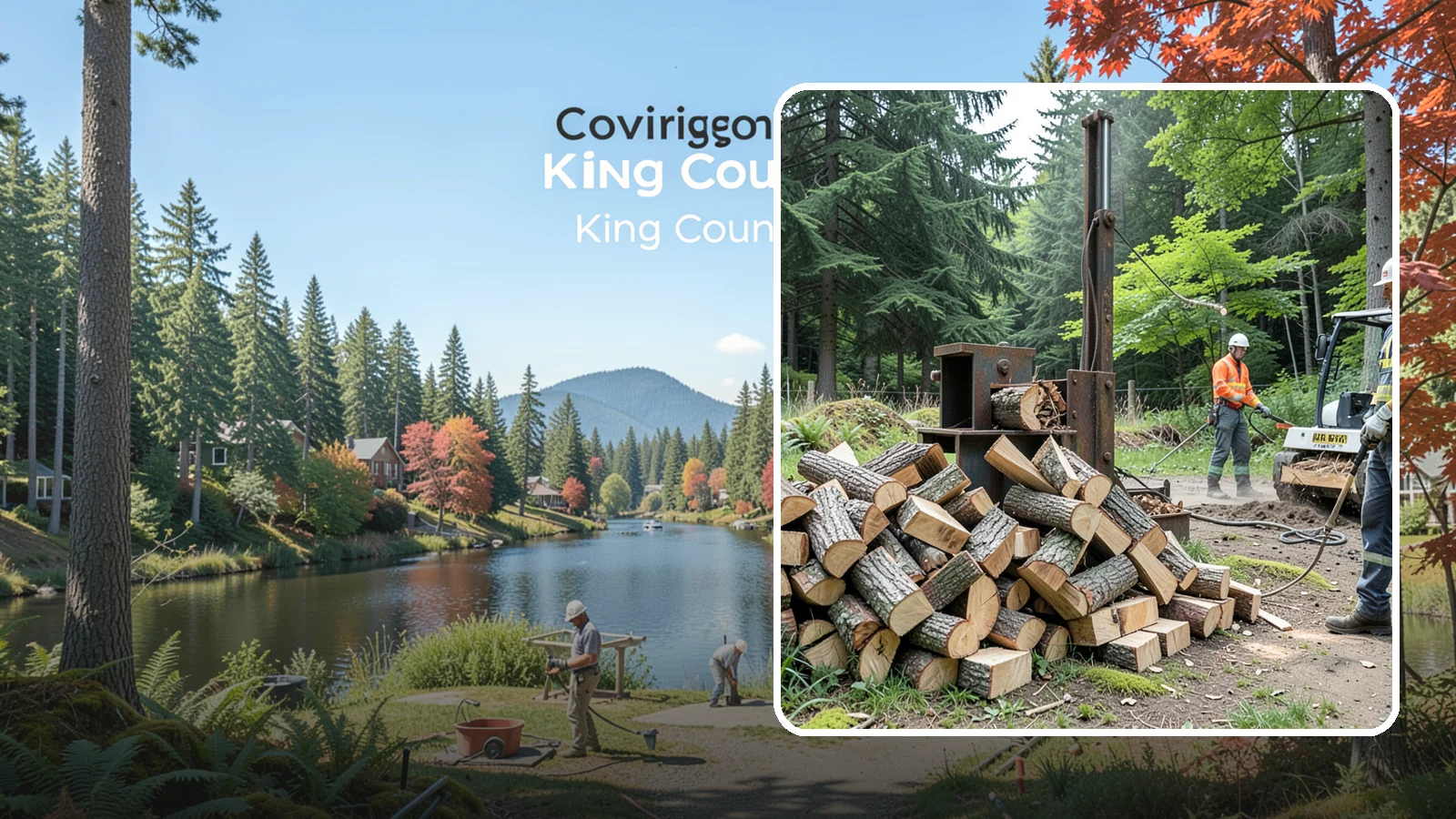 Firewood Recycling in Covington, King County, WA - We recover and recycle wood waste into usable firewood instead of sending it to the landfill.