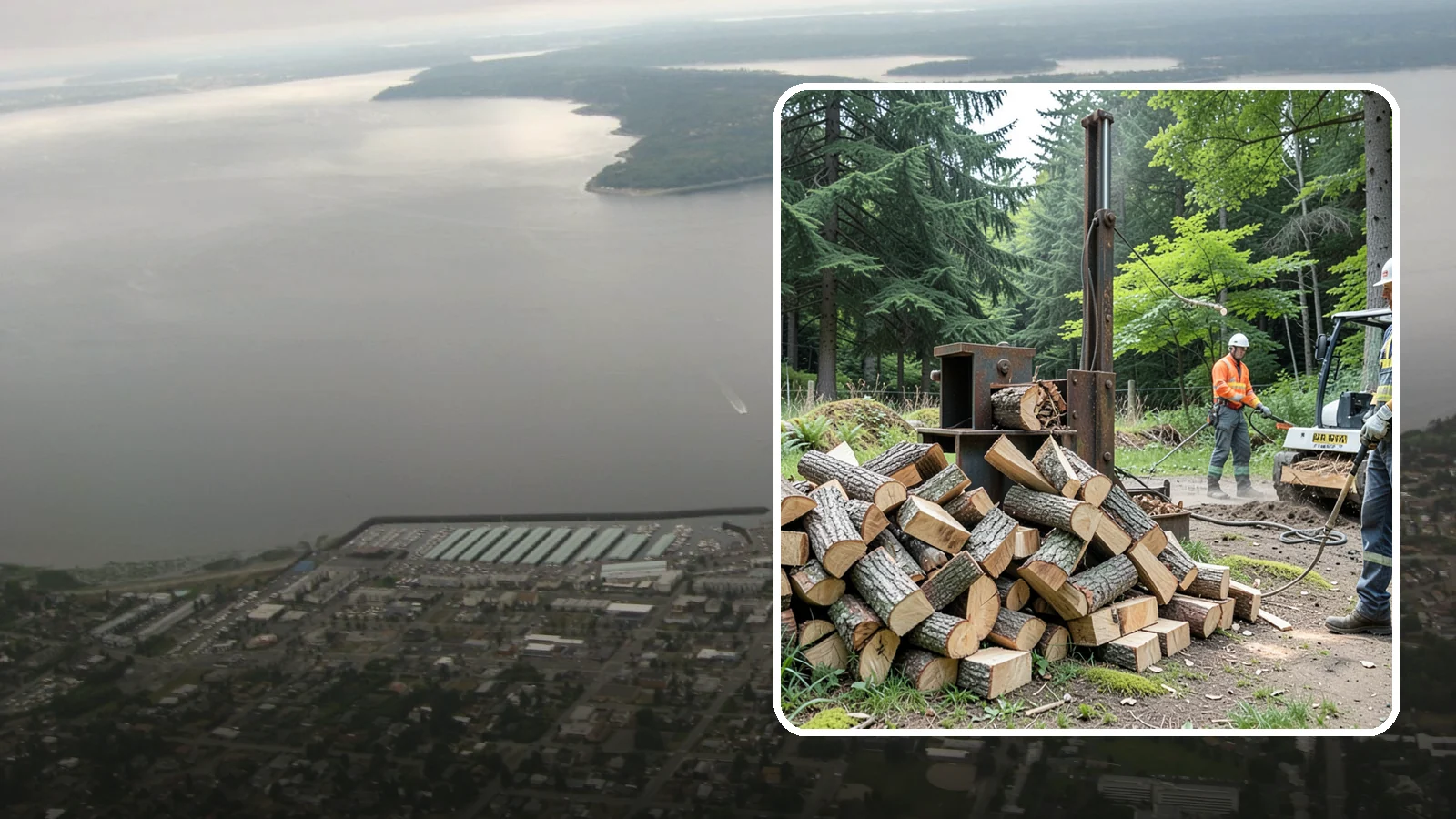 Firewood Recycling in Des Moines, King County, WA - We recover and recycle wood waste into usable firewood instead of sending it to the landfill.