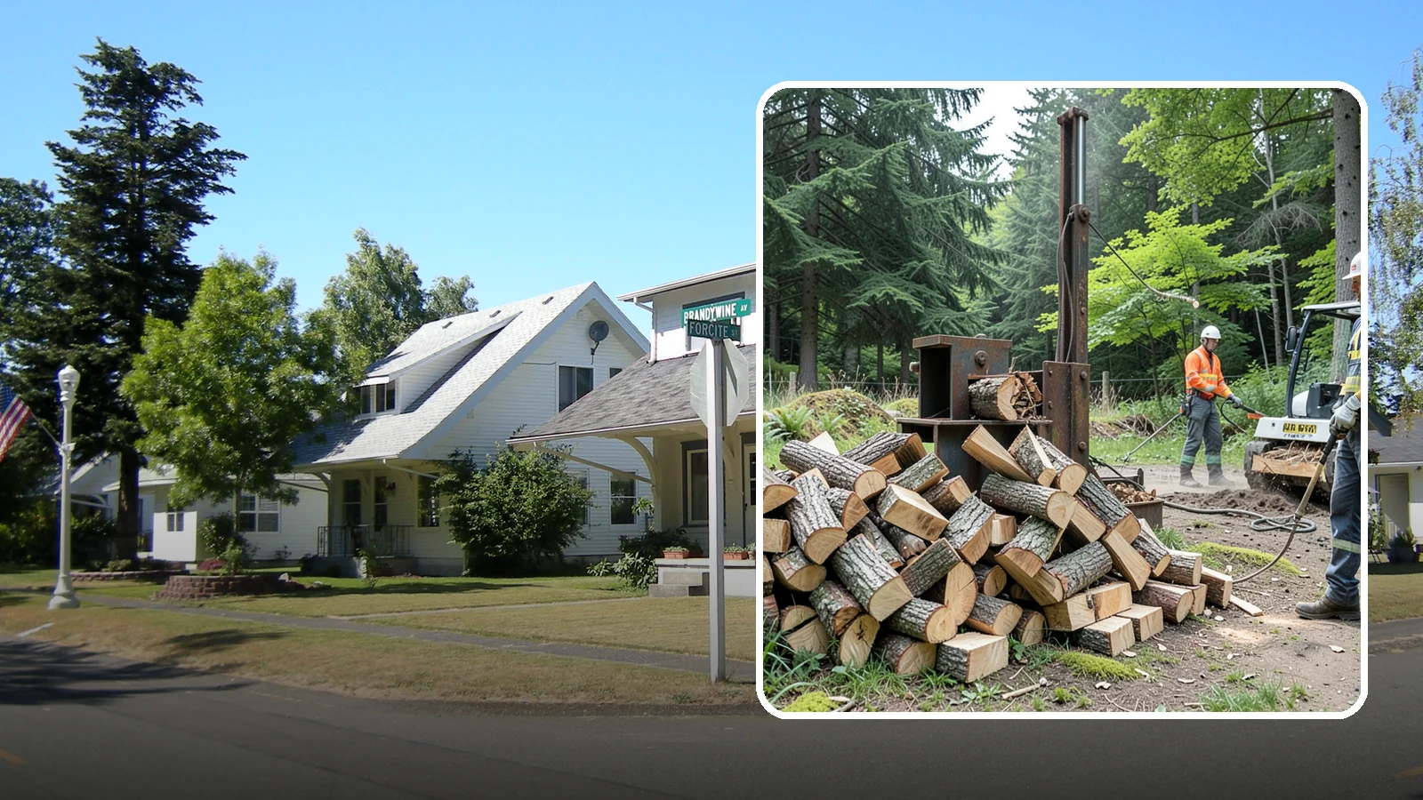 Firewood Recycling in DuPont, Pierce County, WA - We recover and recycle wood waste into usable firewood instead of sending it to the landfill.