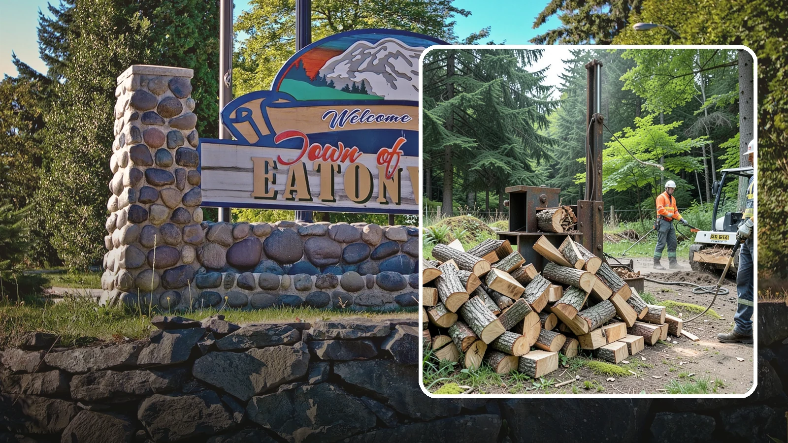 Firewood Recycling in Eatonville, Pierce County, WA - We recover and recycle wood waste into usable firewood instead of sending it to the landfill.
