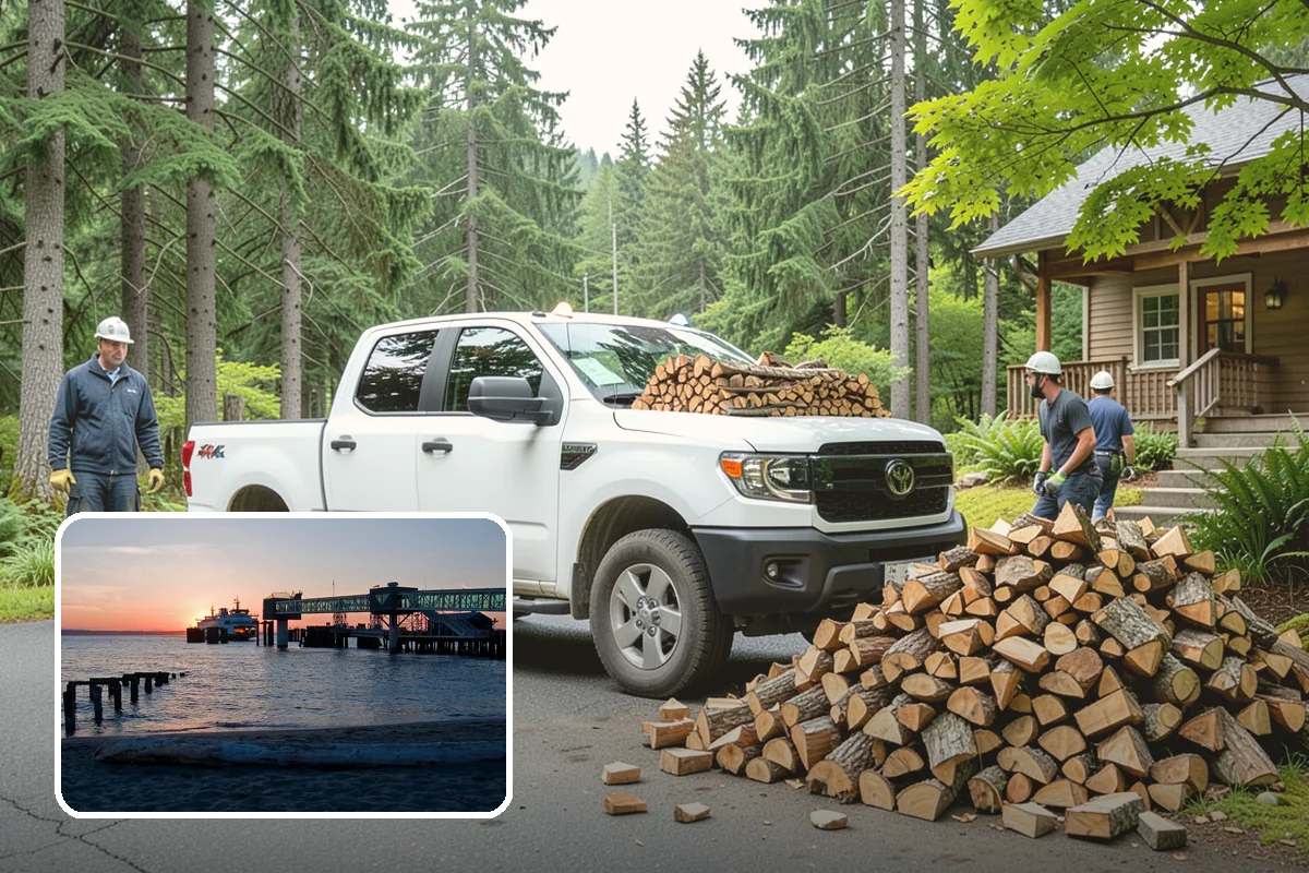 Firewood Recycling in Edmonds, Snohomish County, WA - Keeps usable wood out of the landfill
