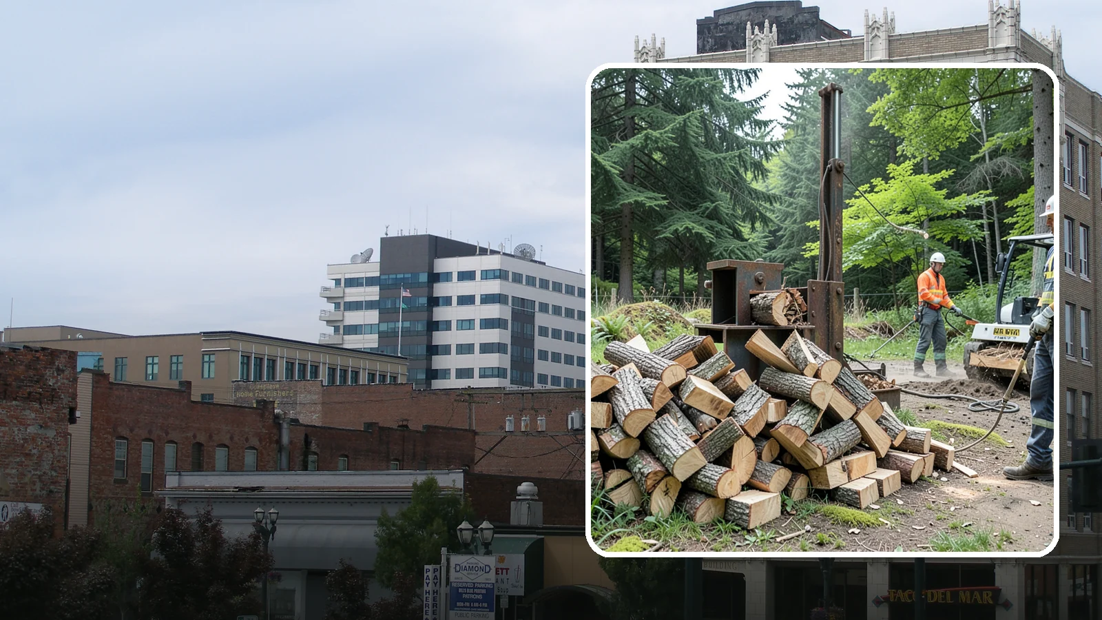 Firewood Recycling in Everett, Snohomish County, WA - We recover and recycle wood waste into usable firewood instead of sending it to the landfill.