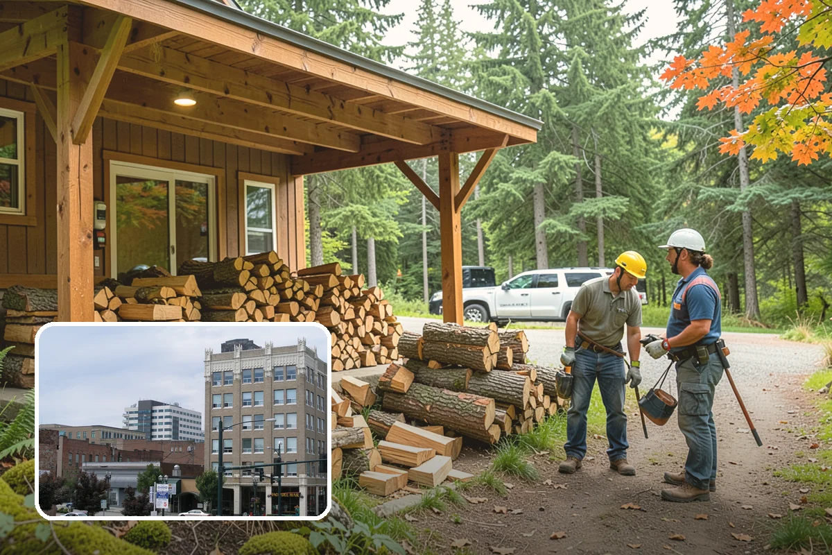Firewood Recycling in Everett, Snohomish County, WA - Keeps usable wood out of the landfill