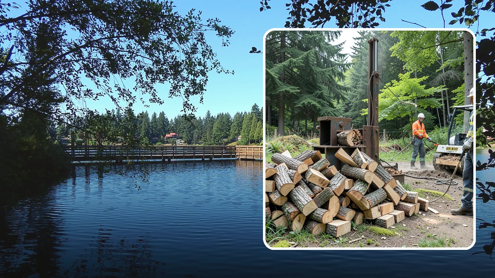Firewood Recycling in Federal Way, King County, WA - We recover and recycle wood waste into usable firewood instead of sending it to the landfill.