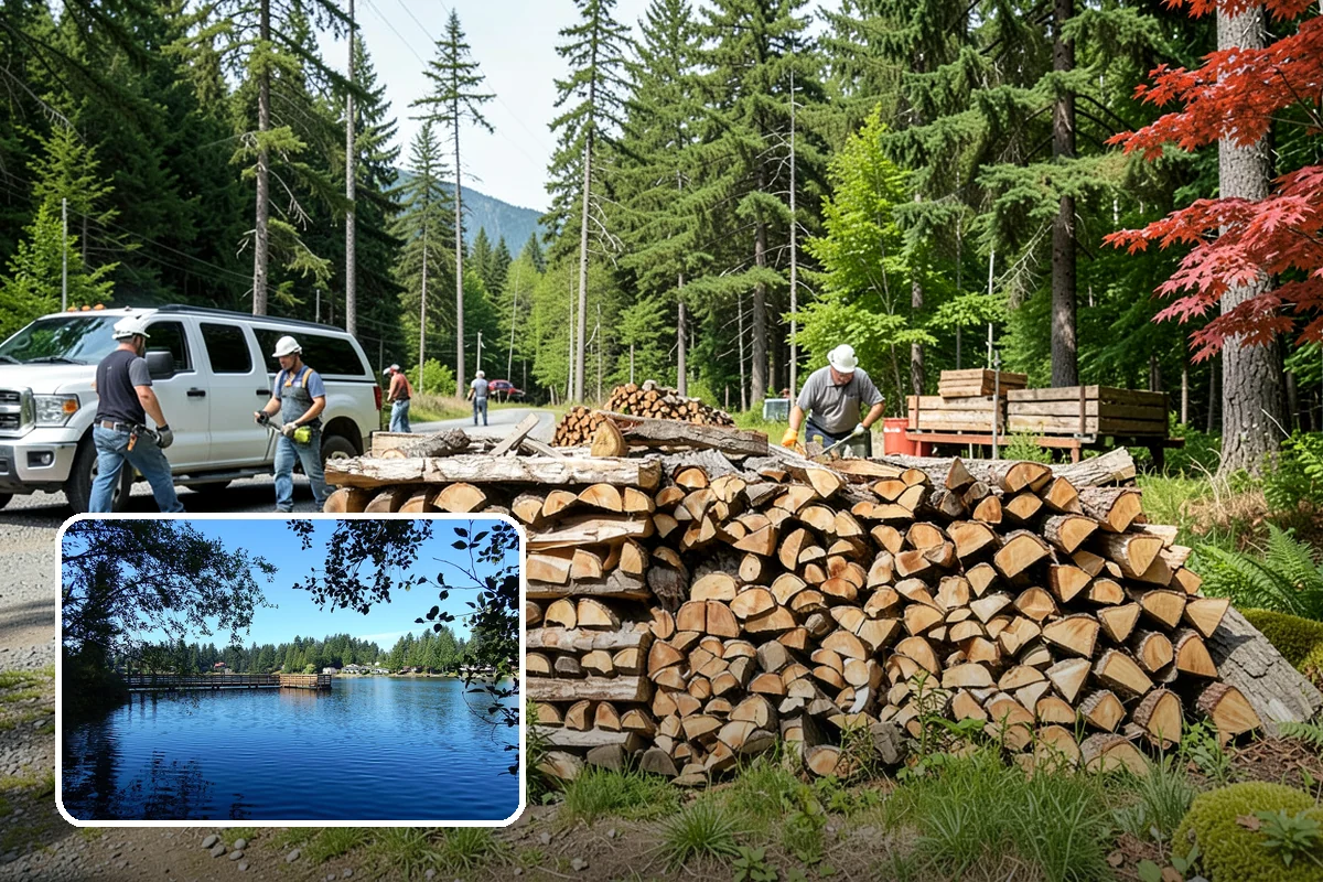 Firewood Recycling in Federal Way, King County, WA - Keeps usable wood out of the landfill