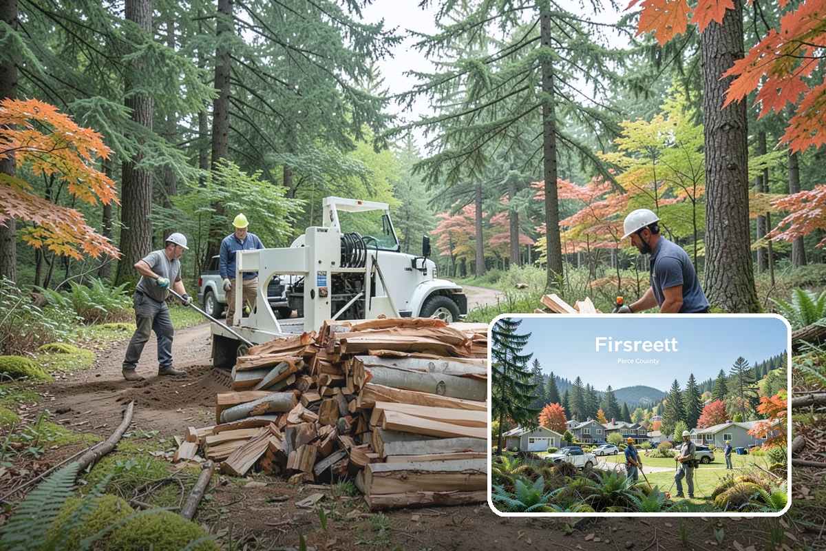 Firewood Recycling in Fircrest, Pierce County, WA - Keeps usable wood out of the landfill