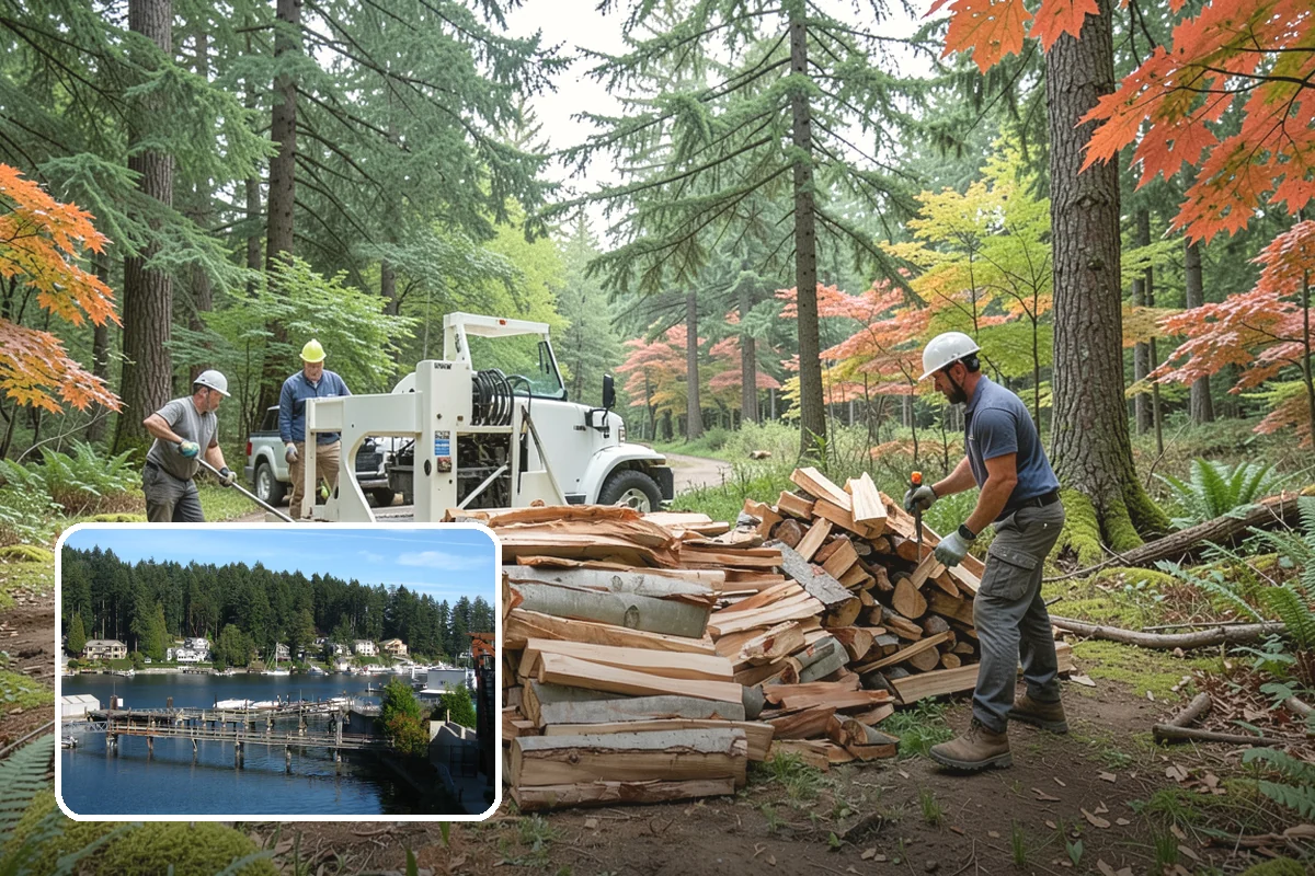 Firewood Recycling in Gig Harbor, Pierce County, WA - Keeps usable wood out of the landfill
