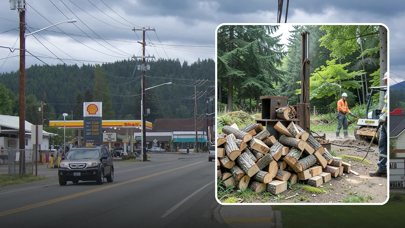 Firewood Recycling in Granite Falls, Snohomish County, WA - We recover and recycle wood waste into usable firewood instead of sending it to the landfill.