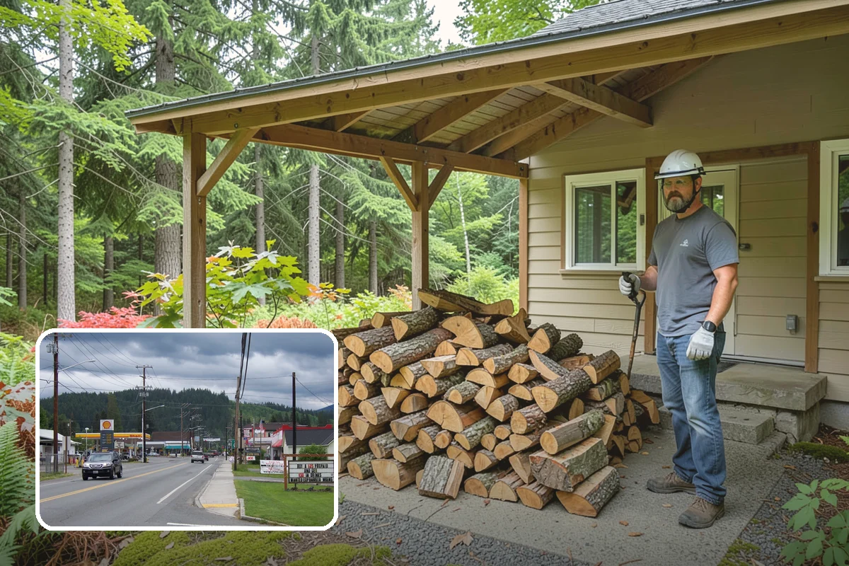 Firewood Recycling in Granite Falls, Snohomish County, WA - Keeps usable wood out of the landfill