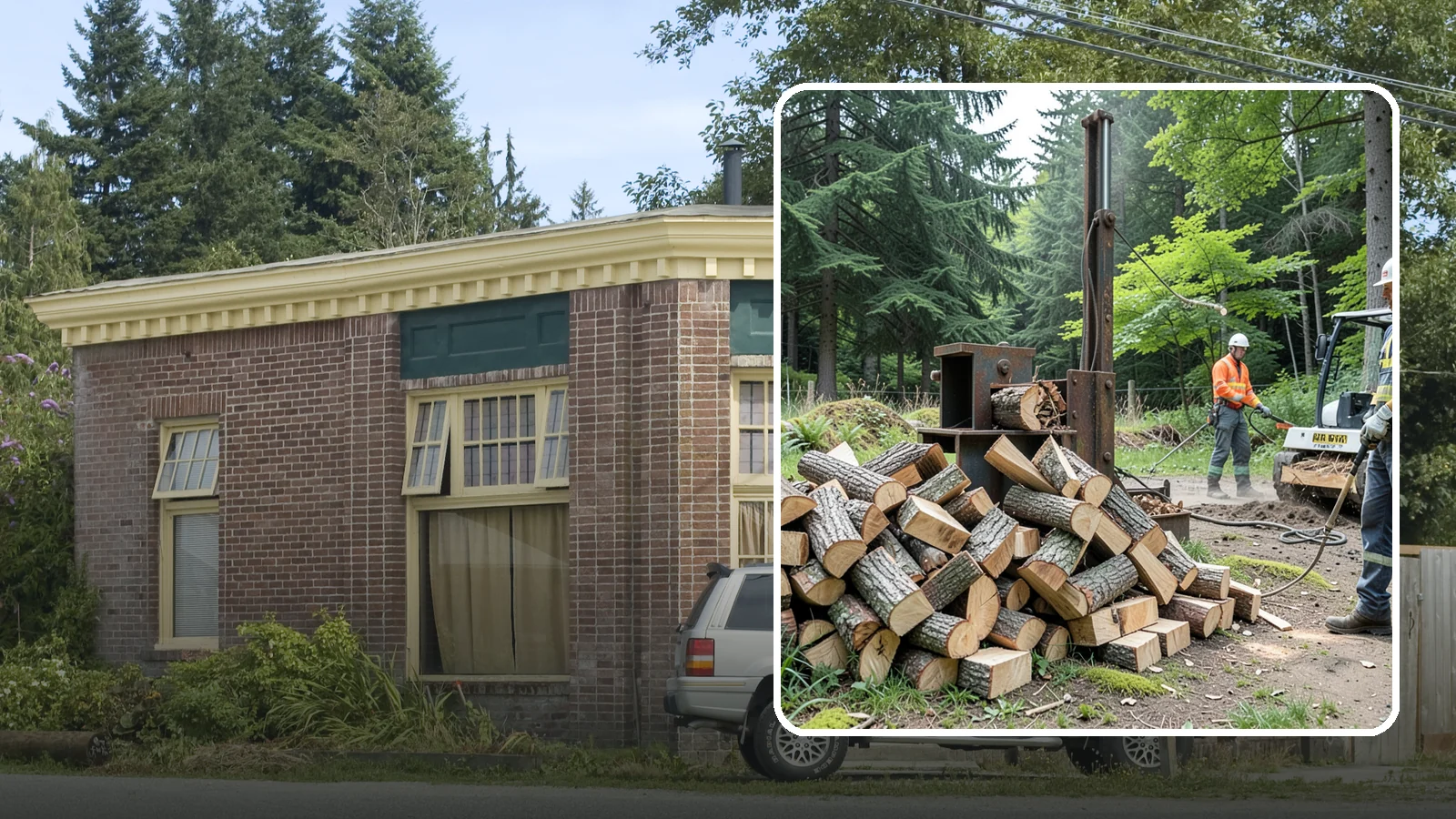 Firewood Recycling in Hamilton, Skagit County, WA - We recover and recycle wood waste into usable firewood instead of sending it to the landfill.