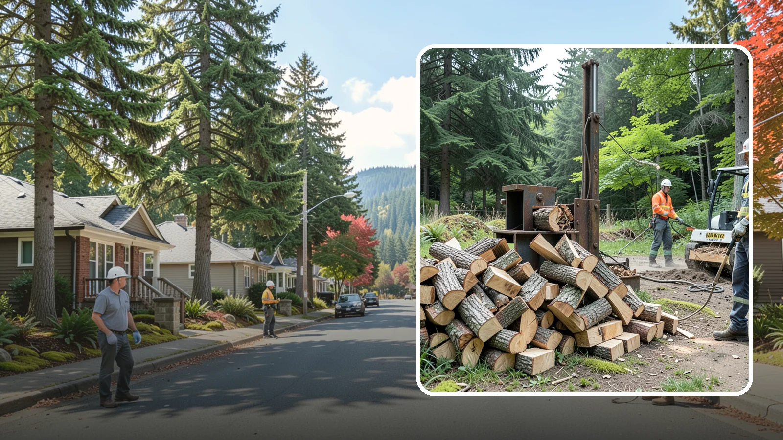 Firewood Recycling in Hunts Point, King County, WA - We recover and recycle wood waste into usable firewood instead of sending it to the landfill.