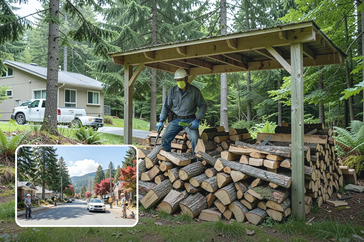 Firewood Recycling in Hunts Point, King County, WA - Keeps usable wood out of the landfill