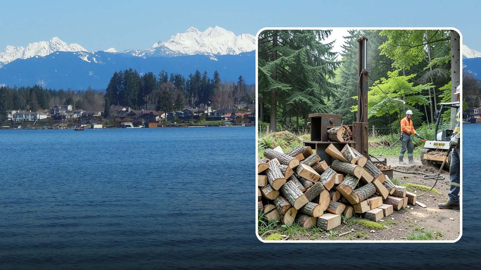 Firewood Recycling in Lake Stevens, Snohomish County, WA - We recover and recycle wood waste into usable firewood instead of sending it to the landfill.