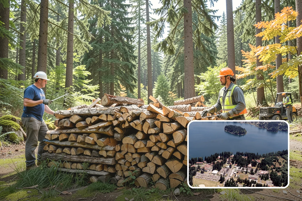 Firewood Recycling in Lakewood, Pierce County, WA - Keeps usable wood out of the landfill